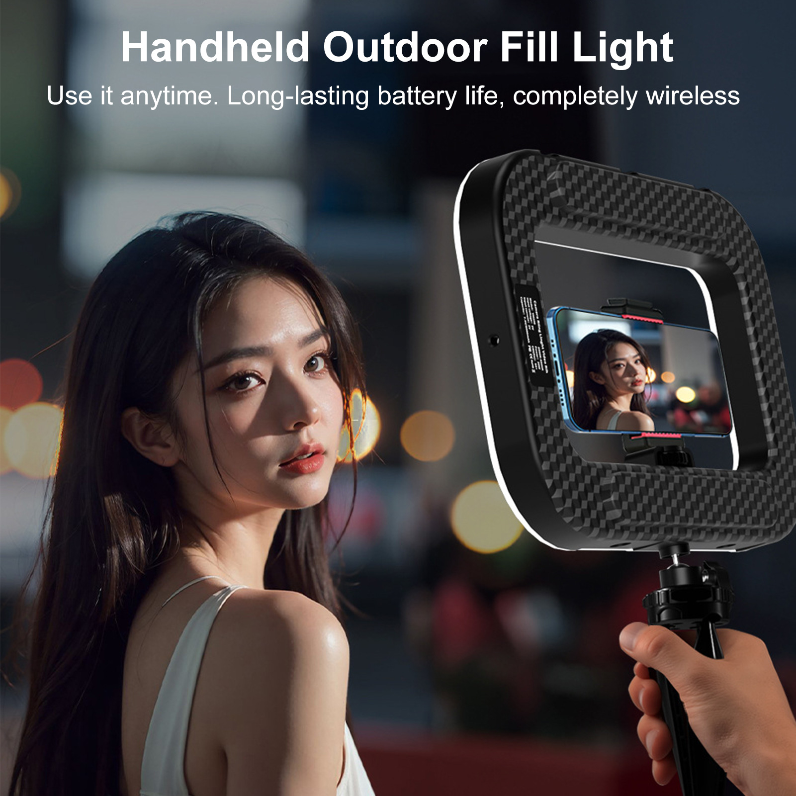 Rechargeable Cell Phone Light  - Photography Lighting Spotlight review and price