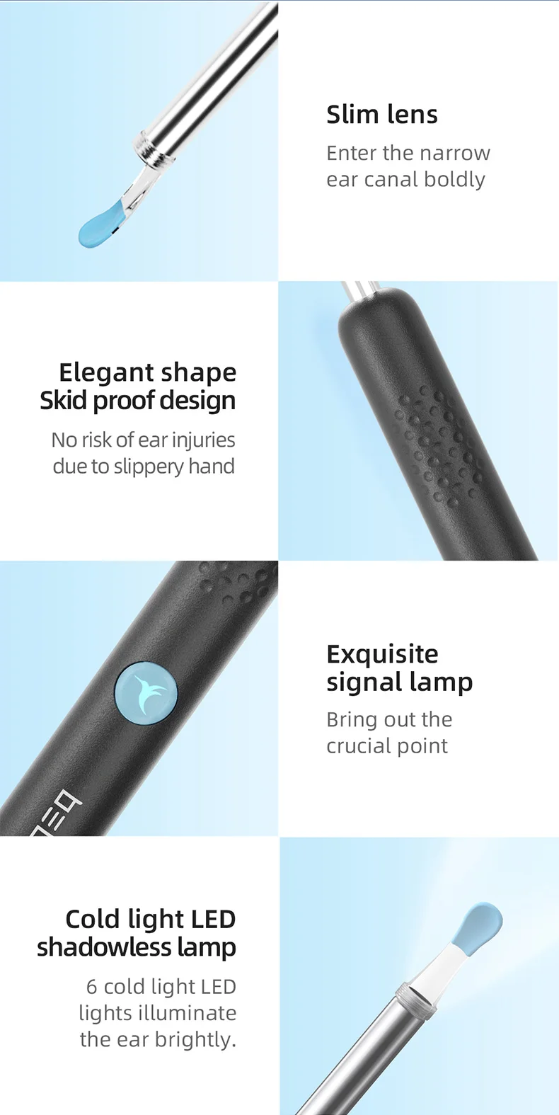 Bebird Smart Visual Ear Sticke - Iris Photography Led Lighting Pack review and price