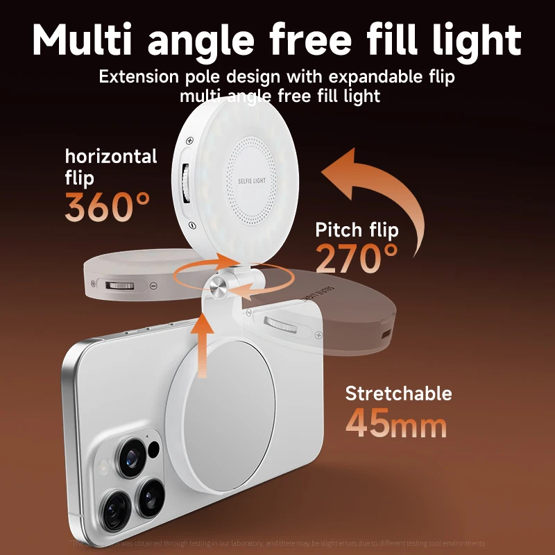 LED Selfie Fill Light for Mags - Photography Lighting Spotlight review and price