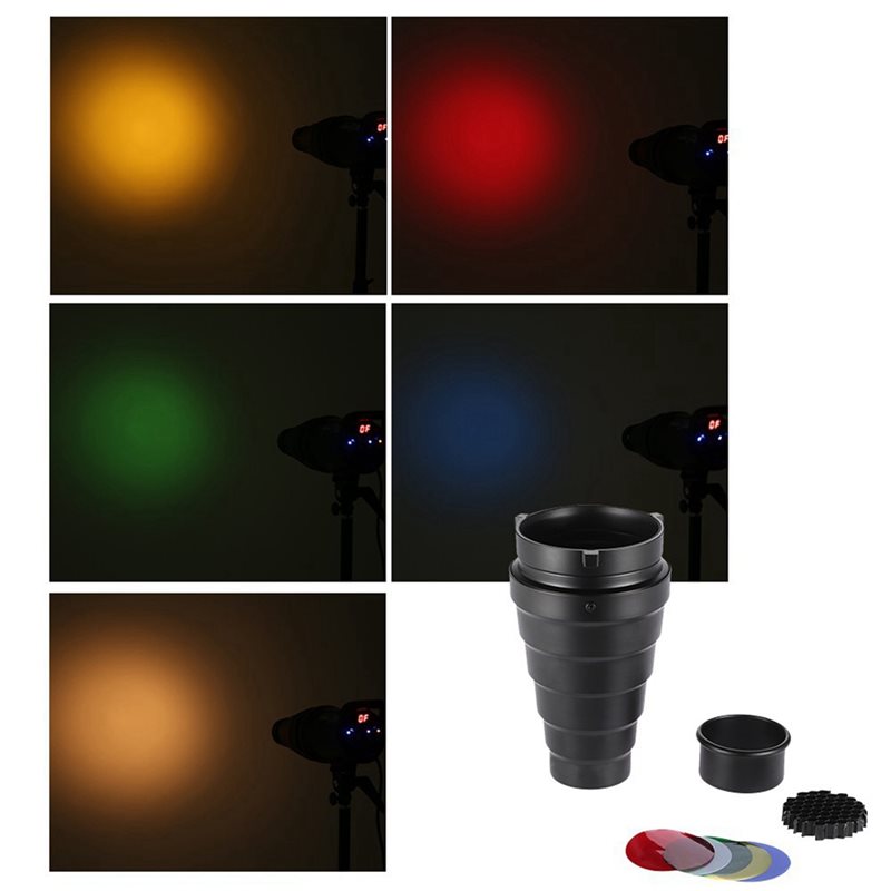 N75R-3X Conical Snoot With Hon - Honeycomb Grid Filter review and price
