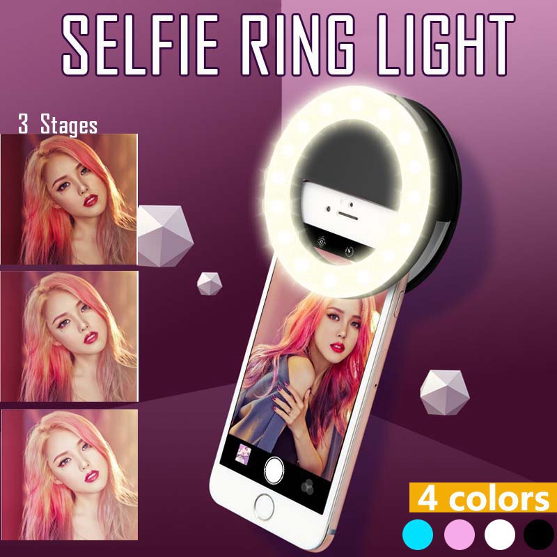 LED Selfie Ring Light 3 Level  - Photography Lighting Continuous review and price