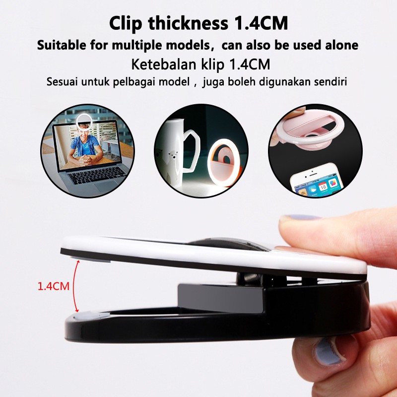 LED Selfie Ring Light 3 Level  - Photography Lighting Continuous review and price