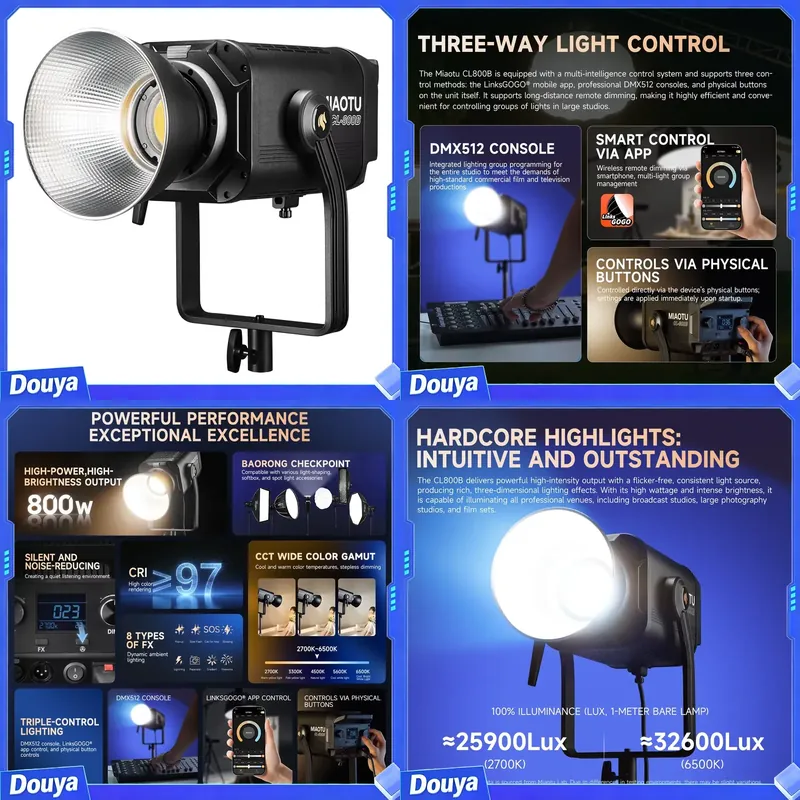 MIAOTU Factory Direct CL-800B  - Photography Lighting Direction review and price