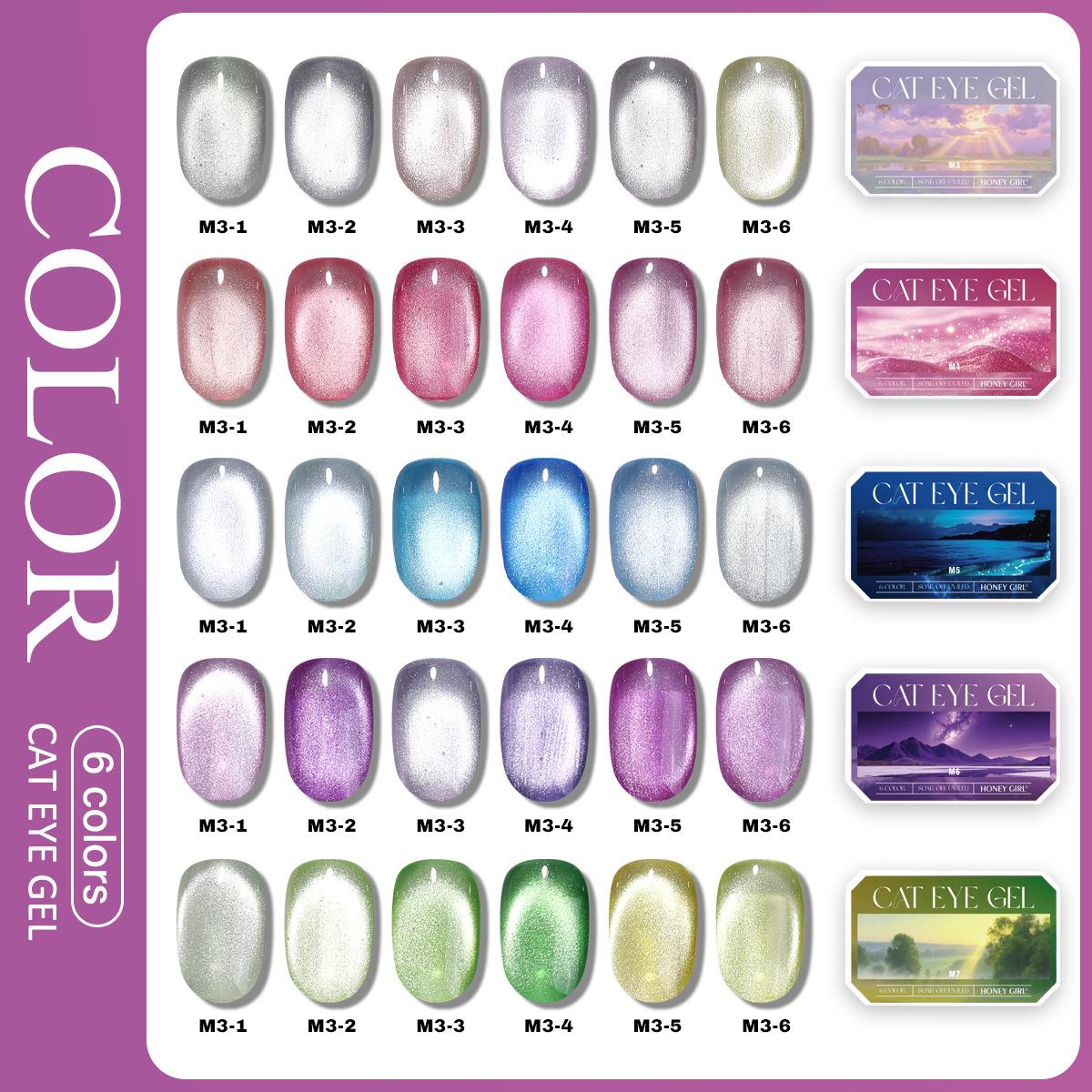 6 Grid Solid Cat Eye Gel Polis - Photography Lighting Gels review and price