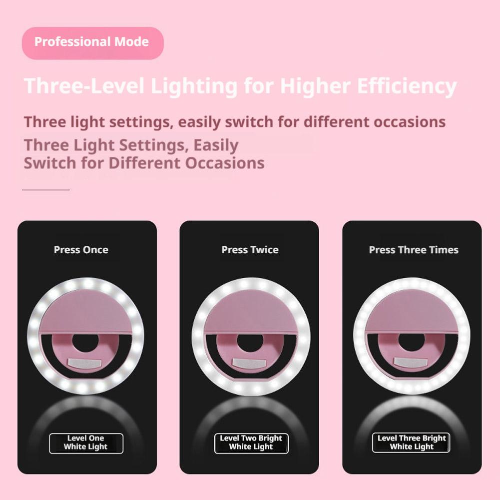 Clip On Selfie Ring Light Rech - Photography Lighting Continuous review and price