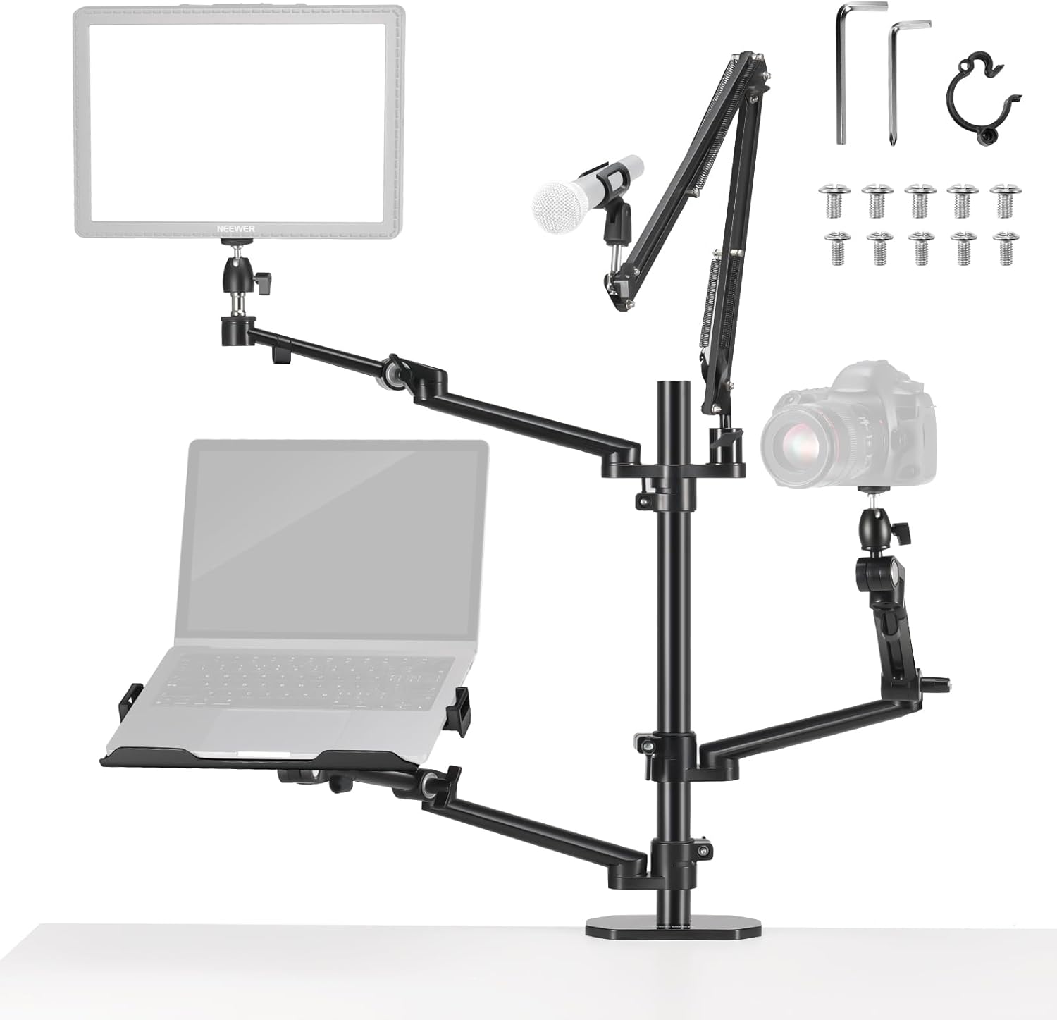 Desk Mount Overhead Camera Rig - Photography Lighting Rig review and price