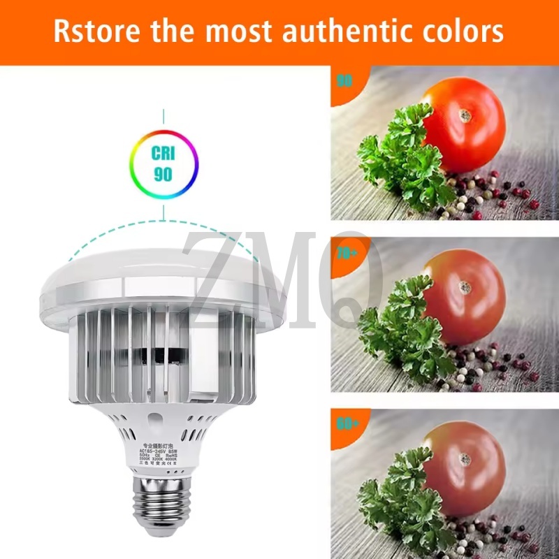 E27 85W 155W Lamp 3200K-5500K  - Photography Lighting Spotlight review and price