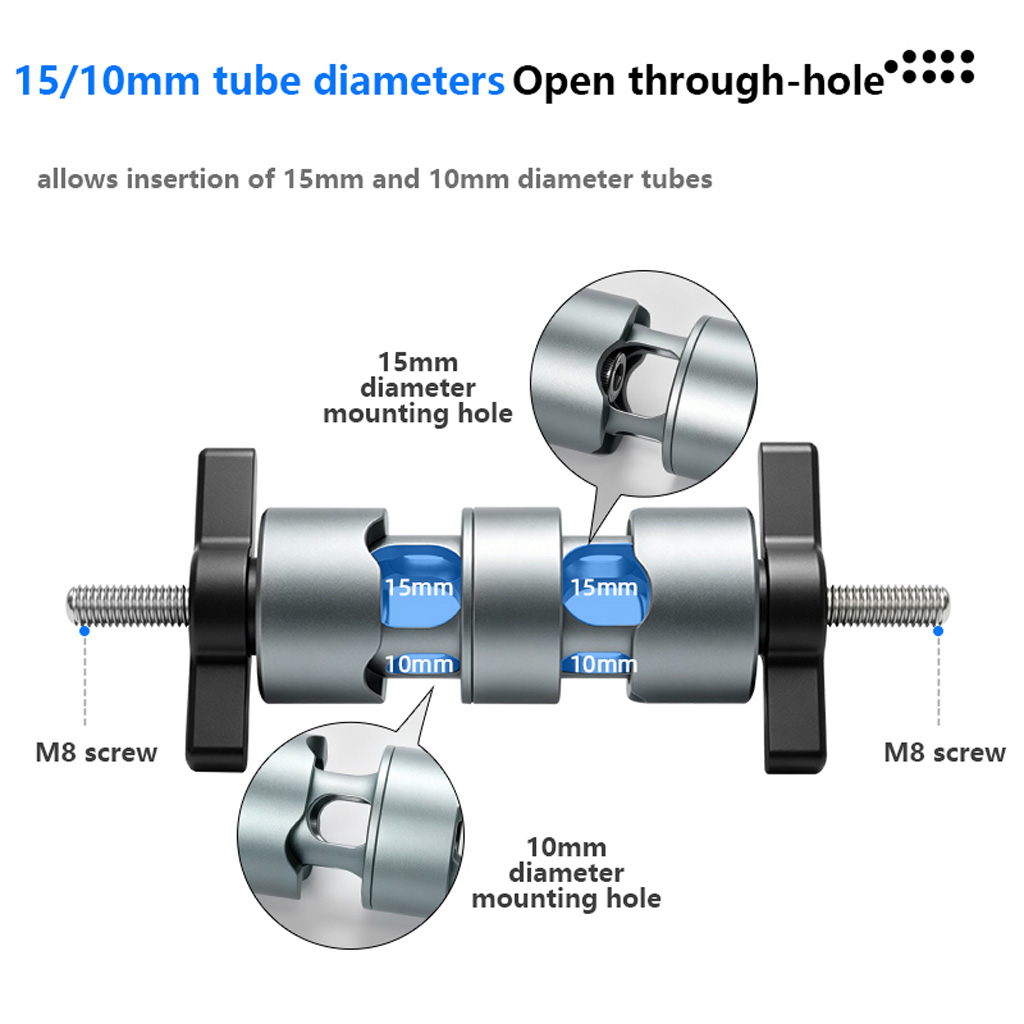 360° Rotating Dual-end Pipe Cl - Photography Lighting Rig review and price