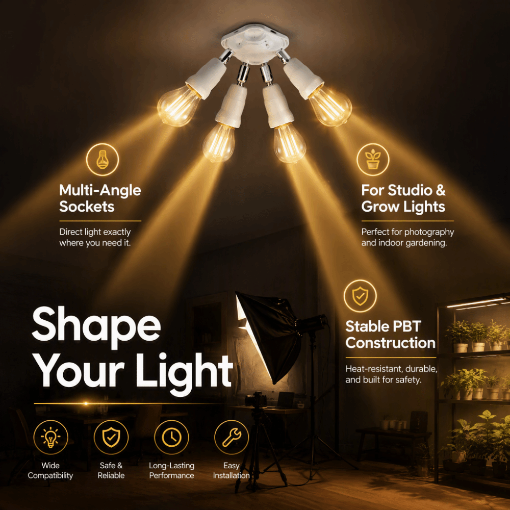 Sturdy E26 Light Splitter PBT  - Photography Lighting Direction review and price
