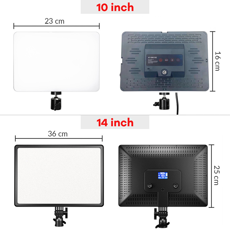 14inch 10inch LED Video Light  - Photography Lighting Board review and price