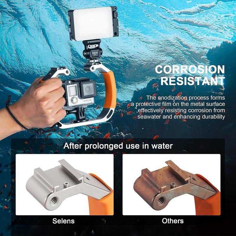Selens Waterproof Diving Rig H - Photography Lighting Rig review and price