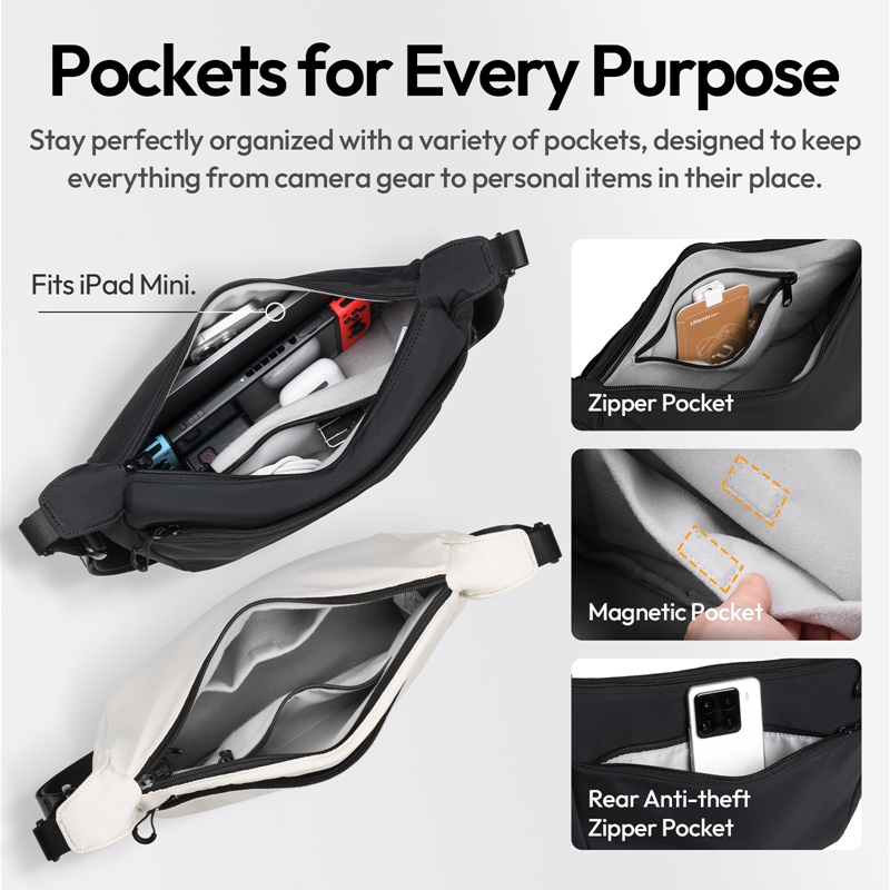 Ulanzi HMN1 Lunar Sling Bag Wh - Photography Lighting Bag review and price