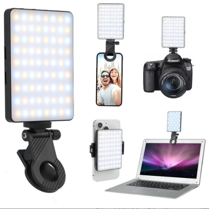 1pc Rechargeable LED Selfie Li - Photography Lighting Spotlight review and price
