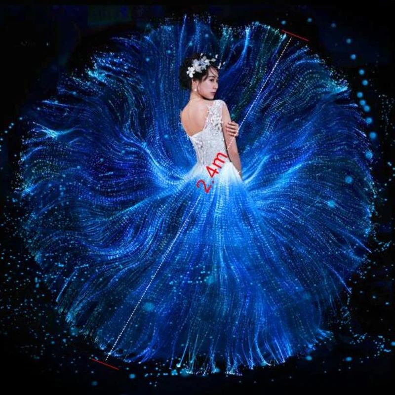 Led Light Glowing Wedding Dres - Photography Lighting Color review and price