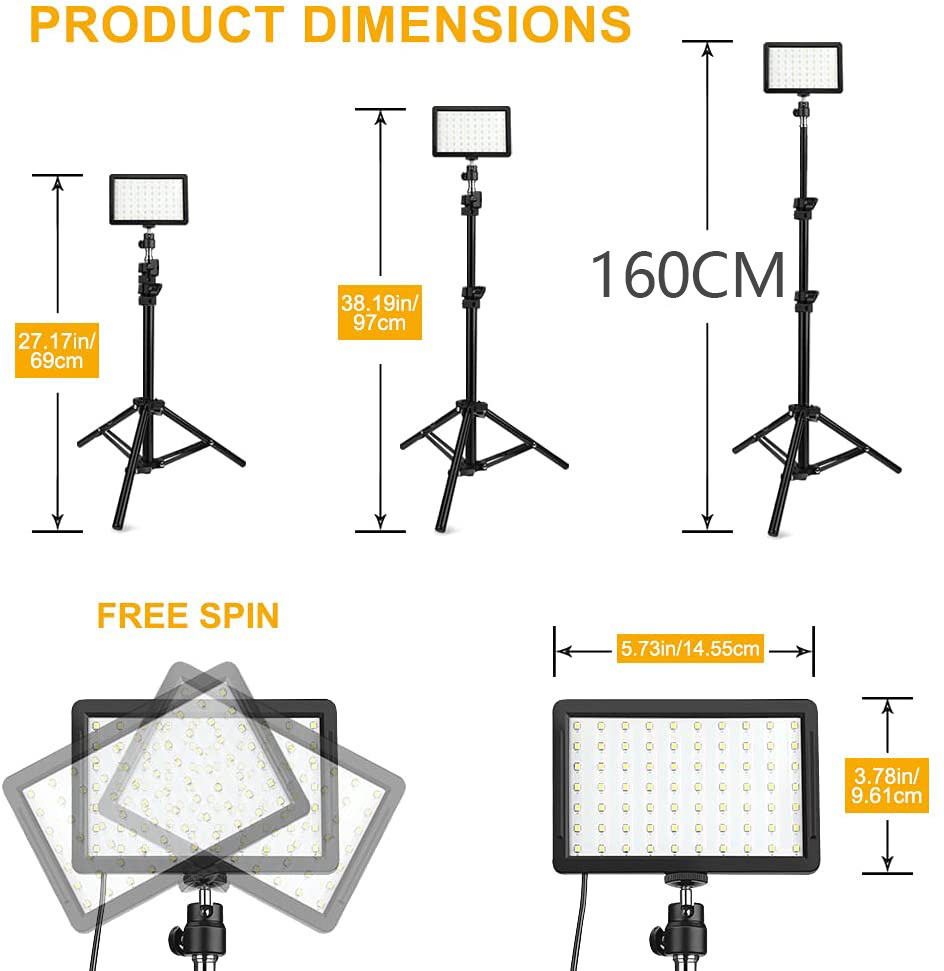 Led Video Light Camera Photogr - Iris Photography Led Lighting Pack review and price